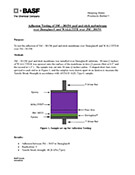 Adhesion Testing of 3M - 3015® over Densglass®